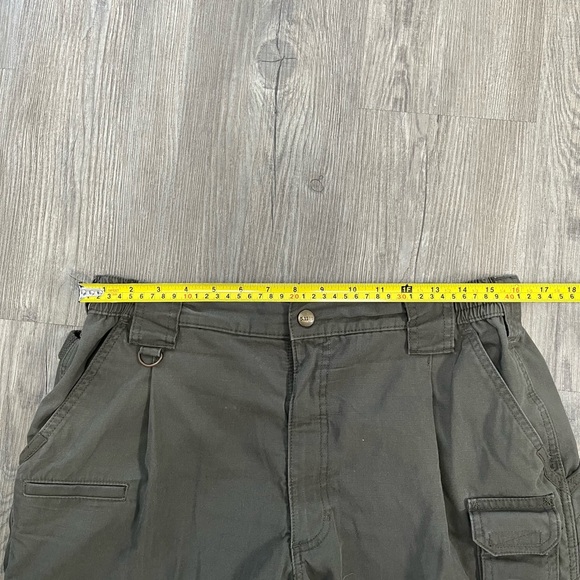5.11 Tactical Mens TACLITE Pro Ripstop Cargo Pant 36X34 Style 74273 Green/Olive - Picture 7 of 8